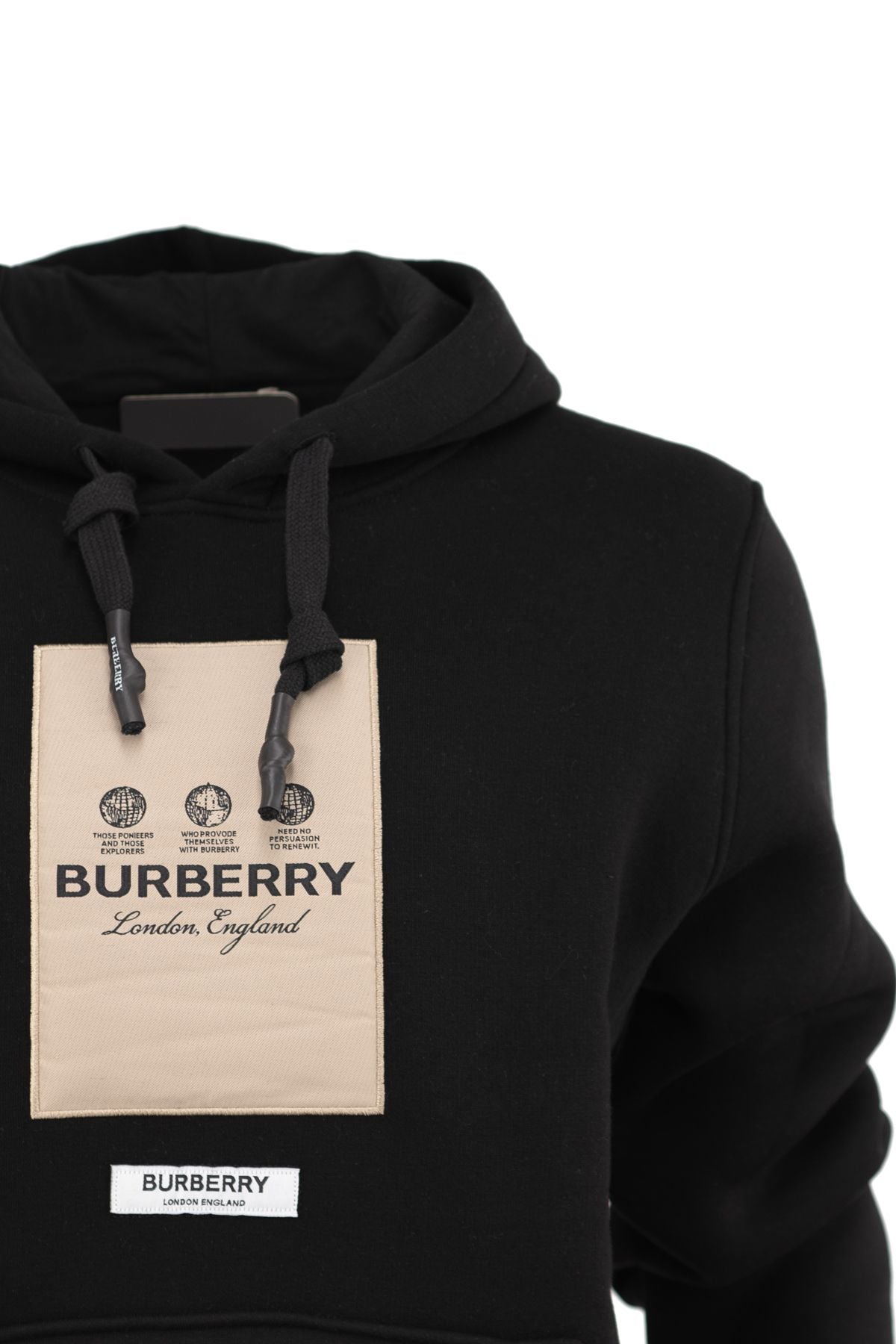 Erkek Kışlık London Premium Pamuklu Kumaş Üç iplik Kapüşonlu Kanguru Cepli Sweatshirt